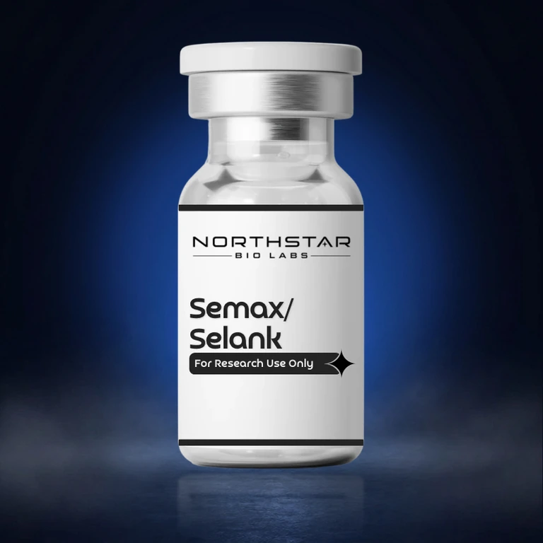 Selank + Semax Blend 20mg research vial